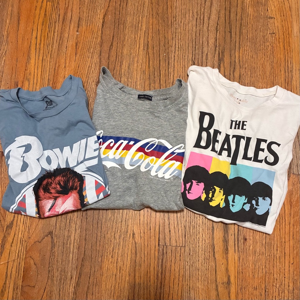 Three great Short Sleeve Tee Shirt